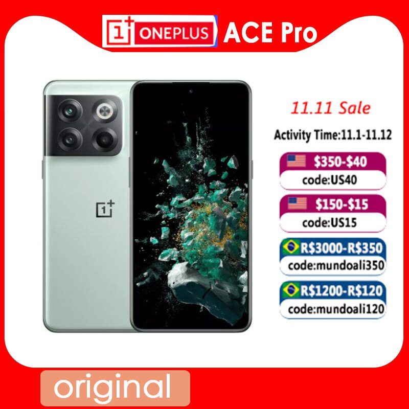 OnePlus-Ace Pro 5G 10 T 10 T ۷ι Rom ޴, 150W ..